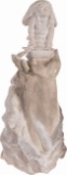 Sitting Native American Marble Statue