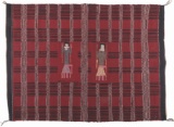 One Navajo Style Double Sided Woven Chief's Blanket