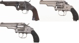 Three Merwin, Hulbert & Co. Revolvers