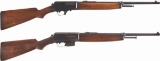 Two Winchester Semi-Automatic Rifles