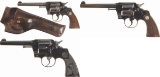 Three Colt Army Special Double Action Revolvers