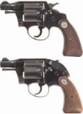Two Double Action Colt Revolvers