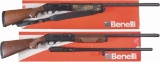 Two Boxed Benelli Semi-Automatic Shotguns