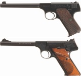 Two Colt Woodsmand Target Semi-Automatic Pistols