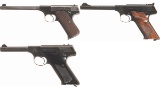 Three Colt .22 LR Semi-Automatic Pistols