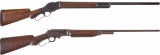Two American Lever Action Shotguns