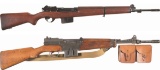 Two Military Contract Semi-Automatic Rifles
