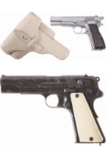 Two Nazi Occupation Semi-Automatic Pistols