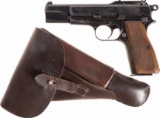 Nazi Proofed Fabrique Nationale Hi-Power Semi-Automatic Pistol
