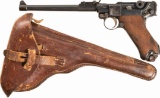 DWM 1917 Dated Artillery Luger with Drum Magazine and Holster