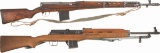 Two Military Semi-Automatic Long Guns