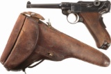 Swiss Waffenfabrik Bern Model 1906/24 Luger with Holster