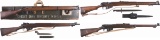 Four British Military Enfield Bolt Action Rifles