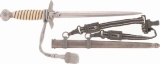 Three Nazi Style Daggers with Scabbards