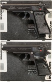 Two Walther/Interarms PP Semi-Automatic Pistols