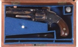 Cased Smith & Wesson No. 1 1/2 New Model  2nd Issue Revolver