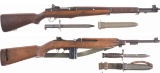 Two U.S. Military Semi-Automatic Longarms with Bayonets
