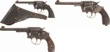 Three Scarce U.S. Navy/Marine Corps DA Service Revolvers