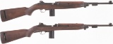Two M1 Semi-Automatic Carbines
