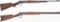 Two Winchester Lever Action Rifles