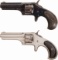 Two Remington Smoot Spur Trigger Revolvers