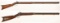 Two Antique American Half-Stock Percussion Rifles