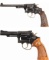 Two Smith & Wesson .22 LR Double Action Revolvers