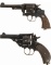 Two Double Action Revolvers