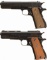 Two Spanish Semi-Automatic Pistols