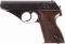 Low Grip Screw Mauser HSc Semi-Automatic Pistol