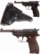 Two German Military P.38 Semi-Automatic Pistols