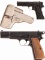 Two World War II Nazi Occupation Semi-Automatic Pistols