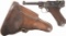 1918 Dated Erfurt Model 1914 Luger Pistol with Holster