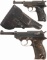 Two World War II Era P.38 Semi-Automatic Pistols