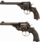 Two Webley Double Action Revolvers