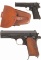 Two Nazi Marked Semi-Automatic Pistols