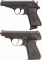 Two German Semi-Automatic Pistols