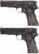 Two German Occupation Polish Semi-Automatic Pistols