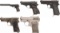 Five Beretta Semi-Automatic Pistols