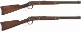 Two Winchester Lever Action Saddle Ring Carbines