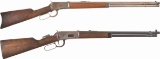 Two Winchester Manufactured Lever Action Long Guns