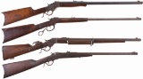 Four Single Shot Rifles