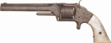 Engraved Smith & Wesson No. 2 Old Army Revolver with Pearl Grips