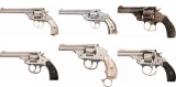 Six Double Action Revolvers