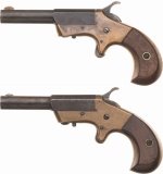 Collector's Lot of Two Marlin O.K. Model Deringer Pistols