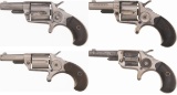 Four Colt New Line Spur Trigger Revolvers