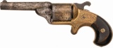 Engraved Gold Plated National Arms Co. Moore's Patent Revolver