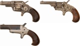 Three Colt Pocket Handguns