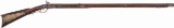 'AW' Marked American Engraved Percussion Long Rifle