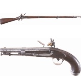 Two Flintlock U.S. Martial Guns